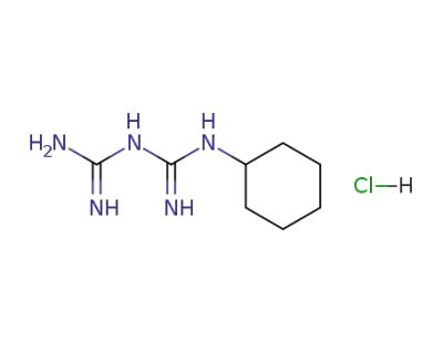 1-cyclohexyl-biguanide; hydrochloride