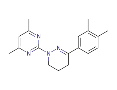 1-(4,6-dimethyl-2-pyrimidinyl)-3-(3,4-dimethylphenyl)-1,4,5,6-tetrahydropyridazine
