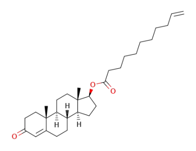 17β-undec-10-enoyloxy-androst-4-en-3-one