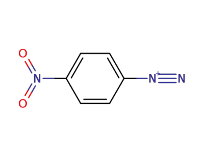 p-nitrobenzenediazonium